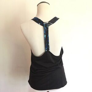 MoonShine Camo Women's Black Racerback Tank Top: Size Medium